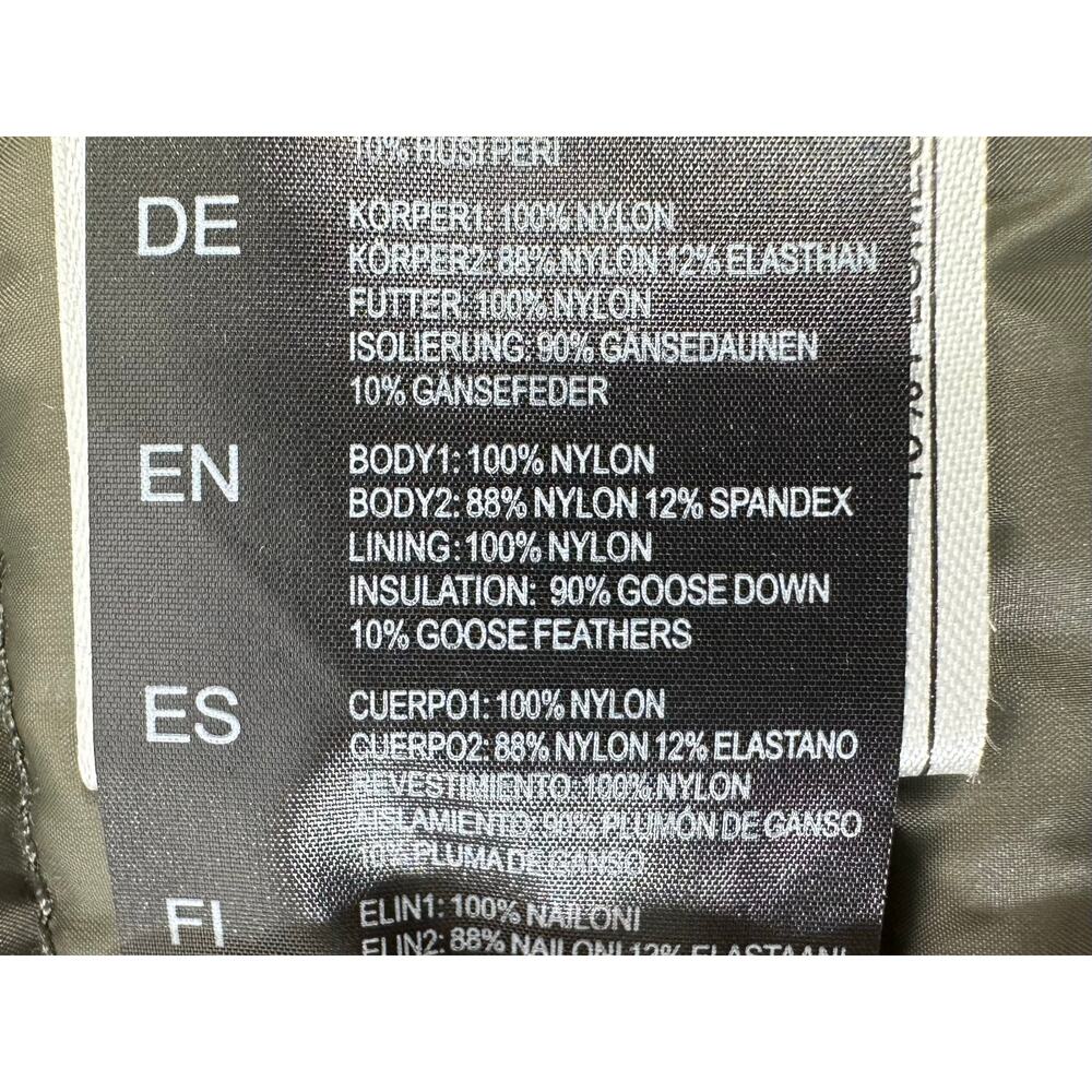 Kuhl Projekt Spyfire Puffer Jacket Size Large Dark Moss Green Goose Down READ - Picture 7 of 12